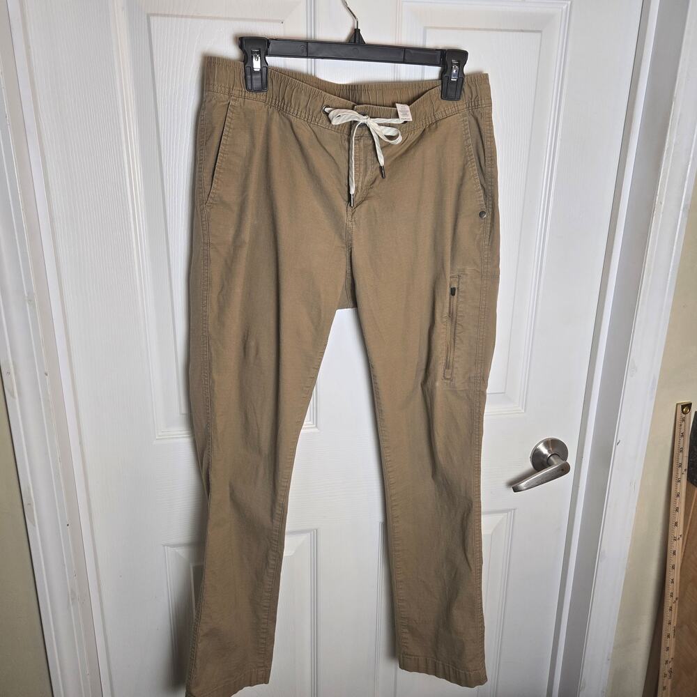 WOMEN'S VUORI RIPSTOP PANT IN TAN SZ MEDIUM
